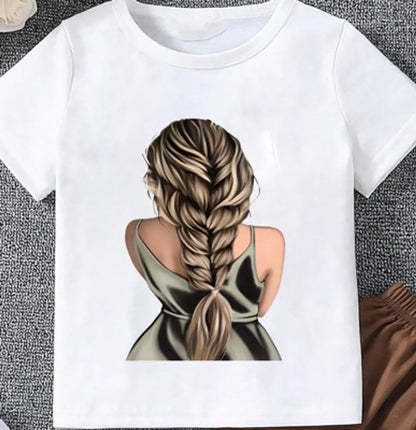 Modern Fancy Girls T-shirt & Pant Set